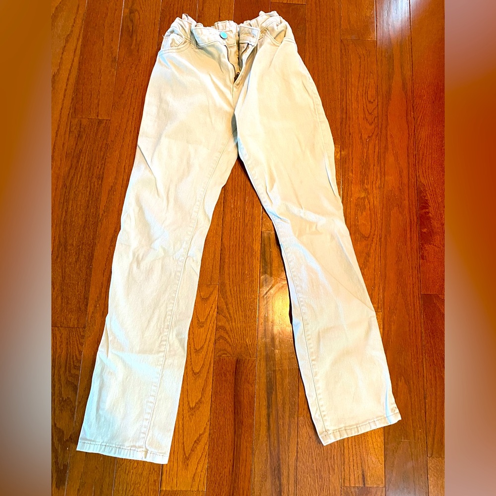 Girls Wonder Nation Khaki Straight Pants, size 18